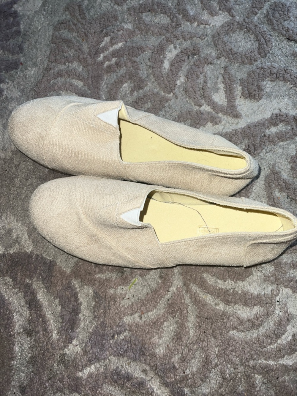 Neutral Beige Women's Slip-On Flats